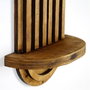 Hanah Home Raf269 Estante de Pared Nogal